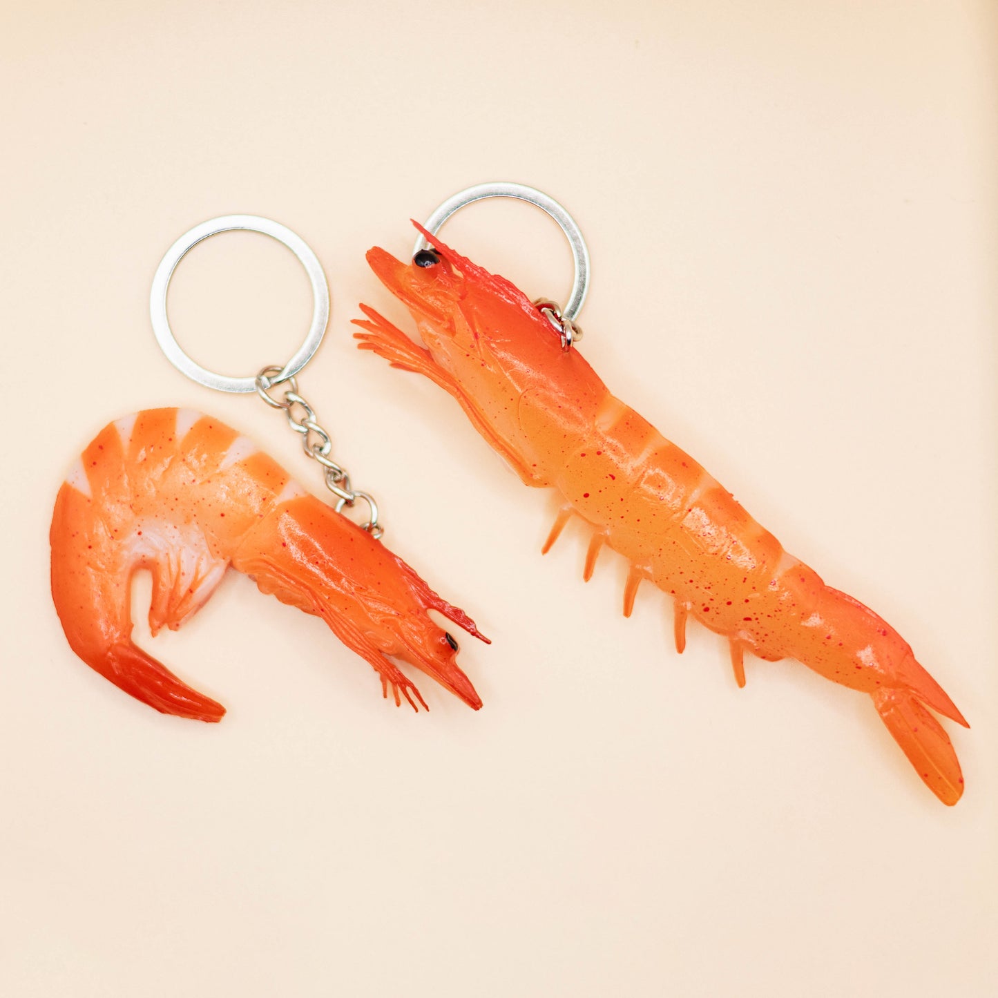 Swimming Shrimp Keychain