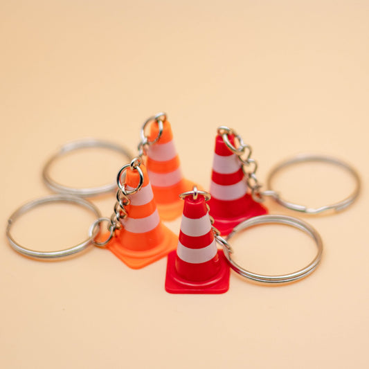 Traffic Cone Keychain