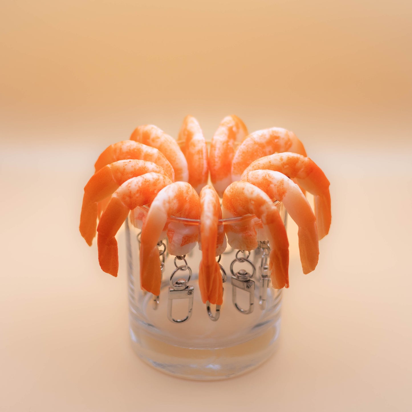 Cocktail Shrimp Keychain